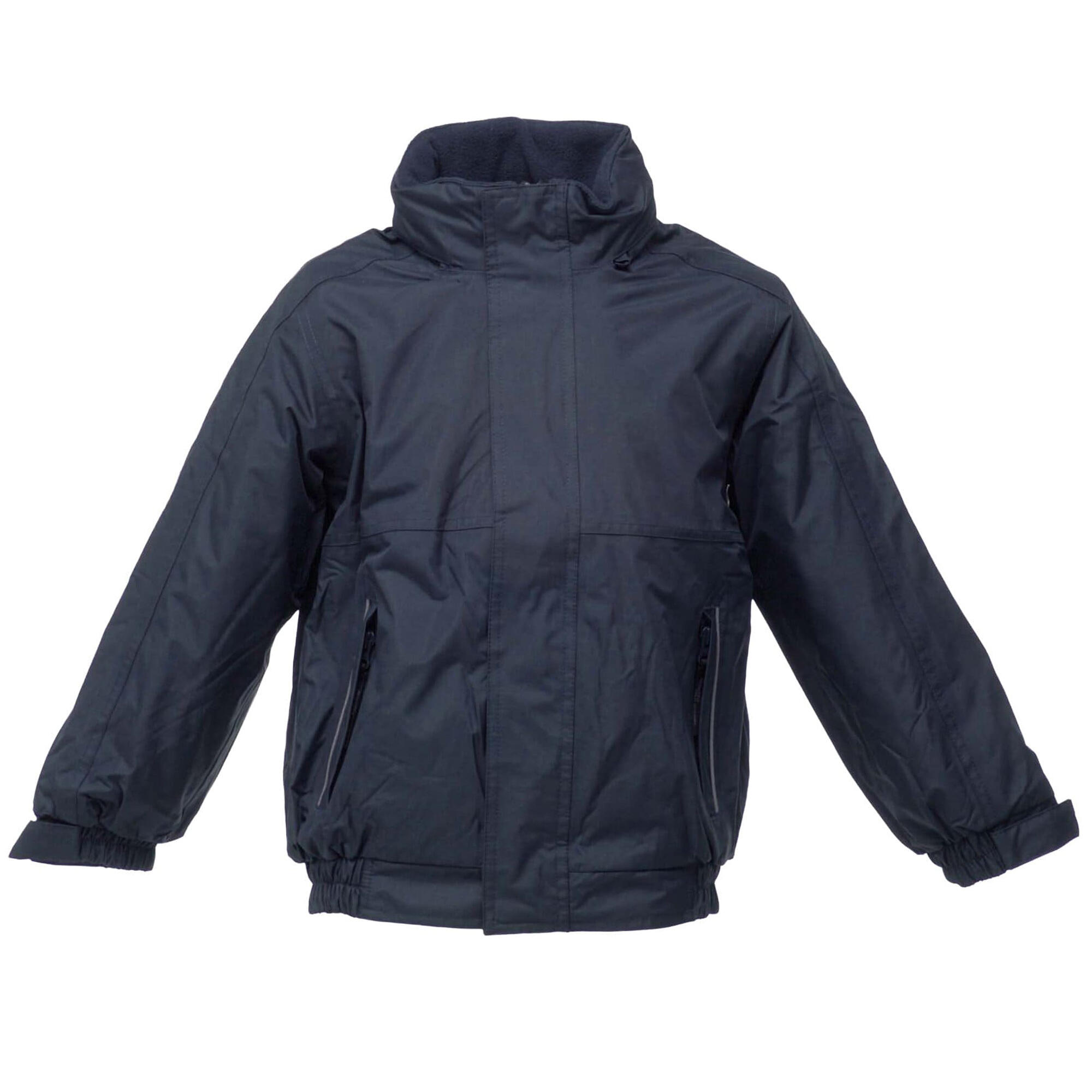 REGATTA Kids/Childrens Waterproof Windproof Dover Jacket (Navy/Navy)