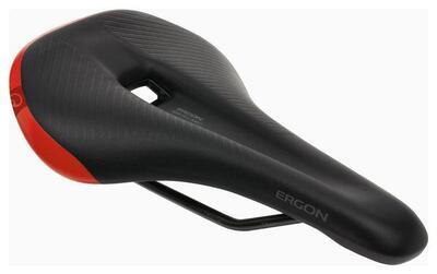 Ergon sm pro men's saddle risky red zwart/rood