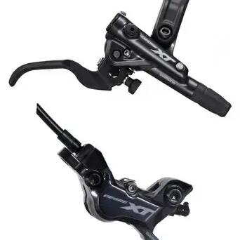 SHIMANO Deore XT BR-M8120 + BL-M8100 Hydraulic Disc Brake Set 4-Piston Black