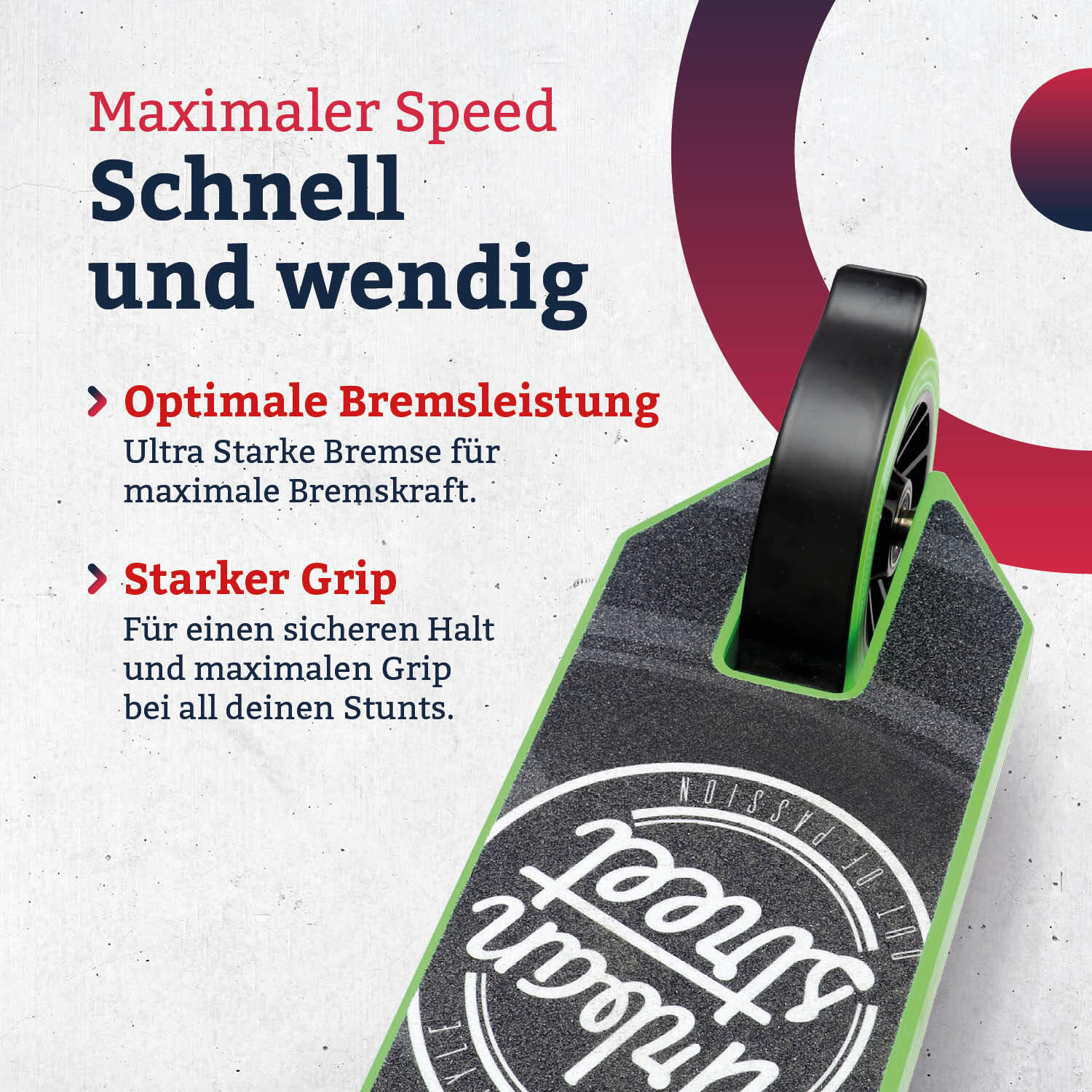 Freestyle Scooter  Urban Pro  -grün 2/7