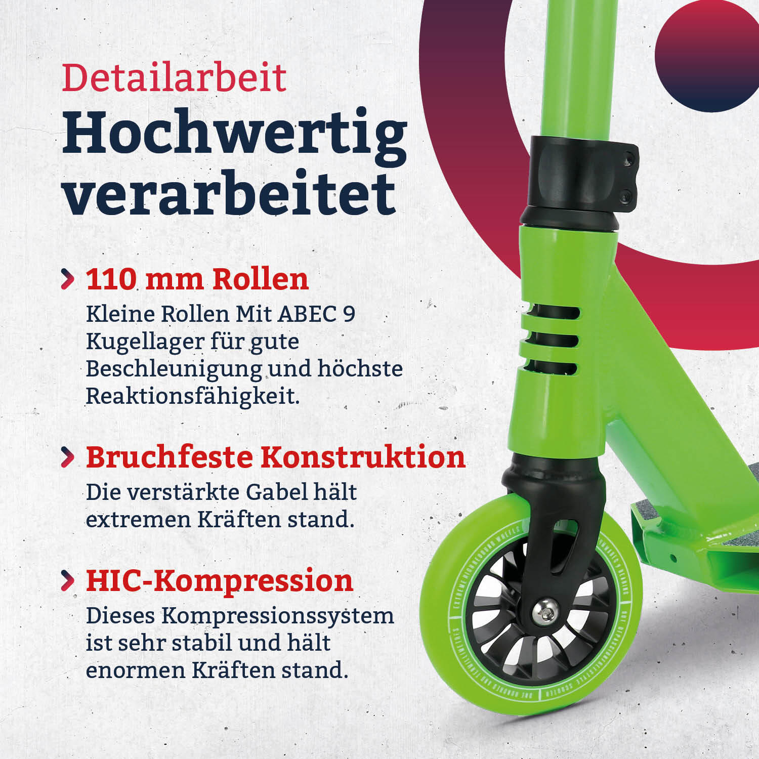 Freestyle Scooter  Urban Pro  -grün 4/7