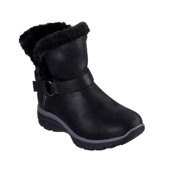 Botas Planas Mujer Skechers Slip-ins Relaxed Fit Negro