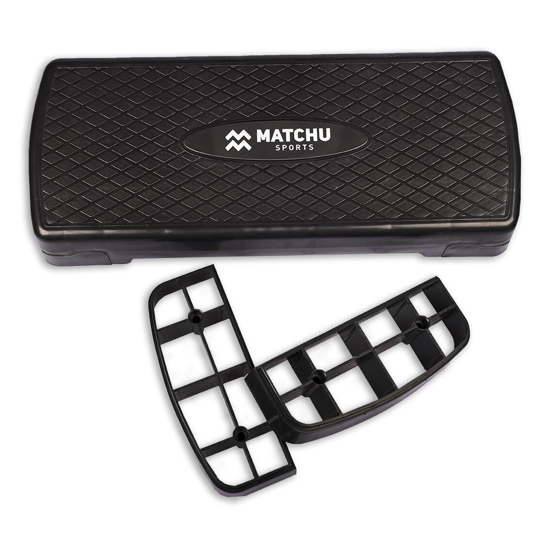 Step fitness aerobica regolabile 9/14 cm - pedana step per esercizi antiscivolo 5/7