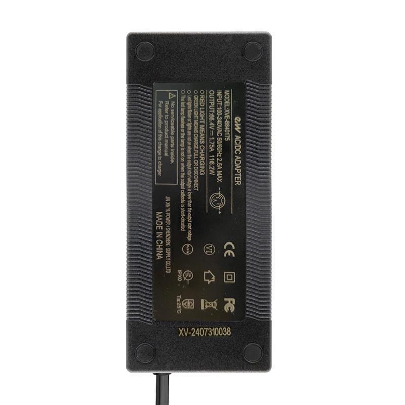 Cargador premium 60v (salida 66,4v)  2A conector Gx16 [Ewheel] 2/5