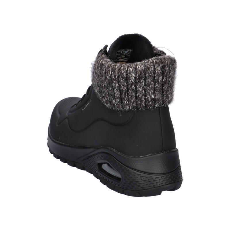 Pantofi peste gleznă universali 167988blk pentru iarnă negri damă