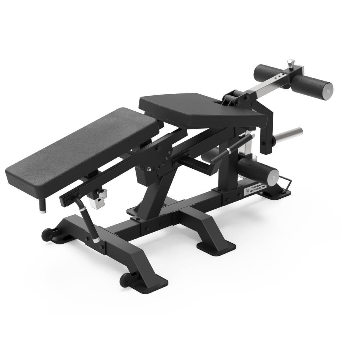 Banco Extensión de Cuádriceps y Femoral Tumbado Titanium 4/4