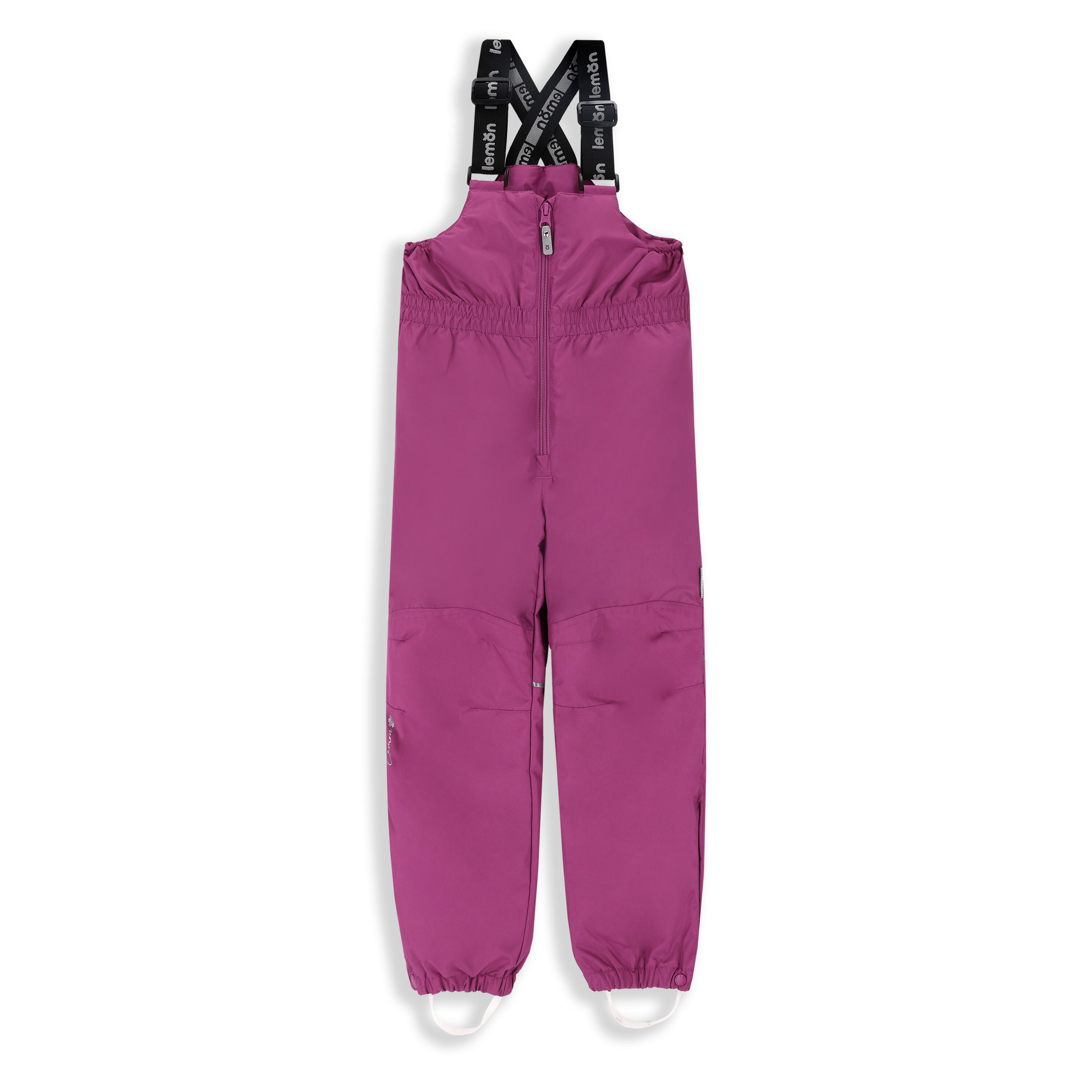 Spodnie narciarskie dziecięce Lemon Explore ZL3 bordowe