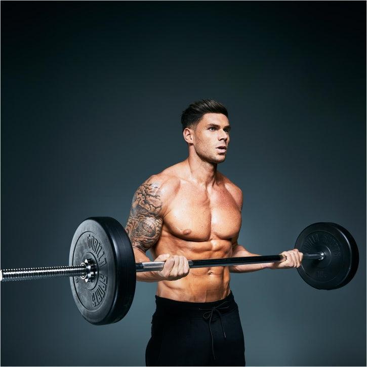 BARRE LONGUE 150CM | DIAMETRE 30MM | MUSCULATION | 2 ÉTOILES DE SERRAGE 3/7