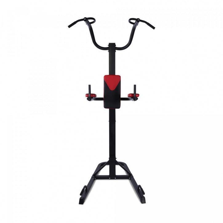 STATION DE TRACTION MULTIFONCTION NOIR ROUGE | MUSCULATION 2/7