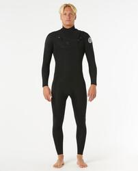 Combinaison Dawn Patrol Pro 5/3 Zip Poitrine Noir
