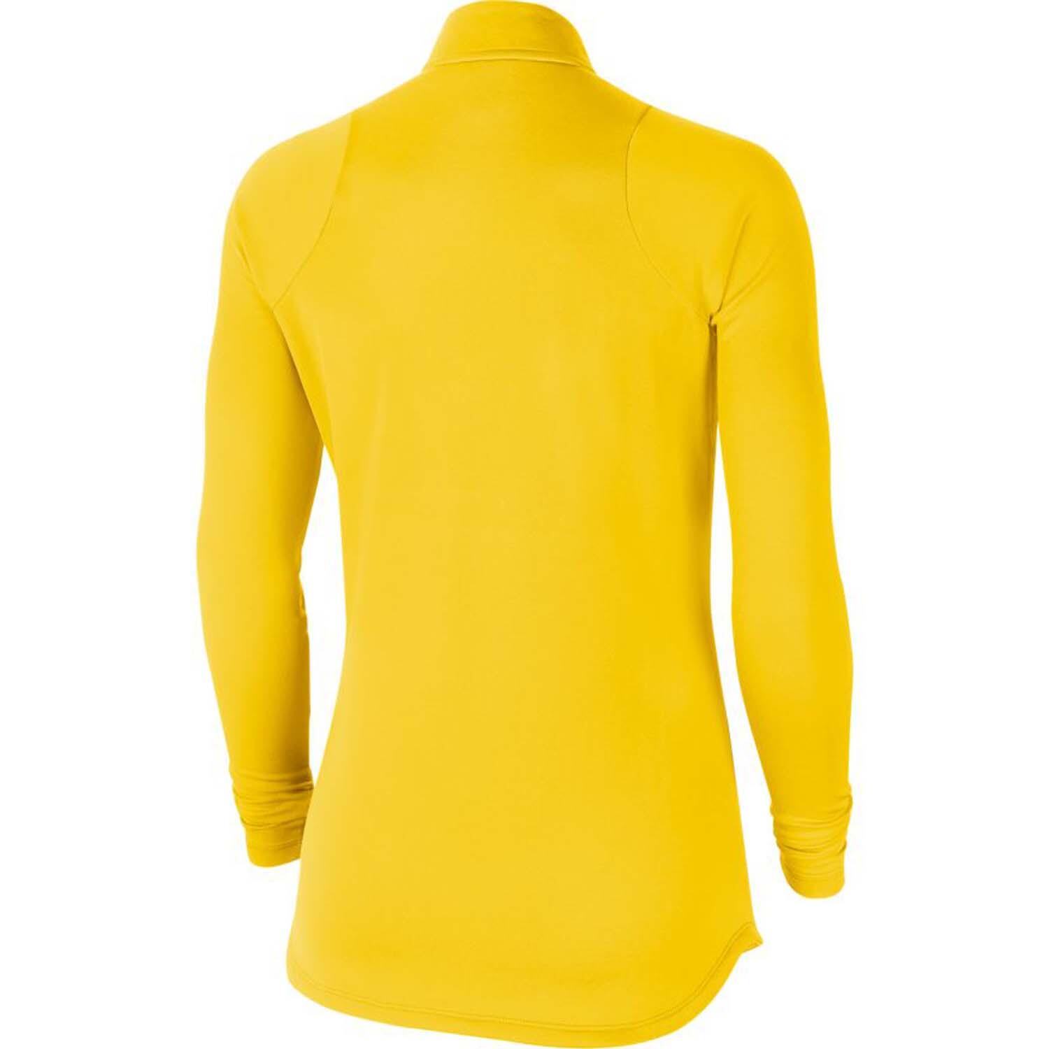 Maglie maniche lunghe da calcio donna nike giallo 2/3