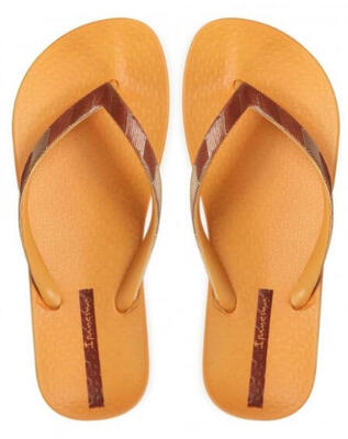 Ipanema Mesh V Damen-Slipper Orange/Beige Größe 41-42