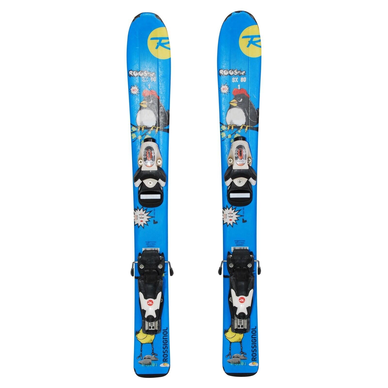 RECONDITIONNE - Ski Junior Rossignol Roostie + Fixations 5/5