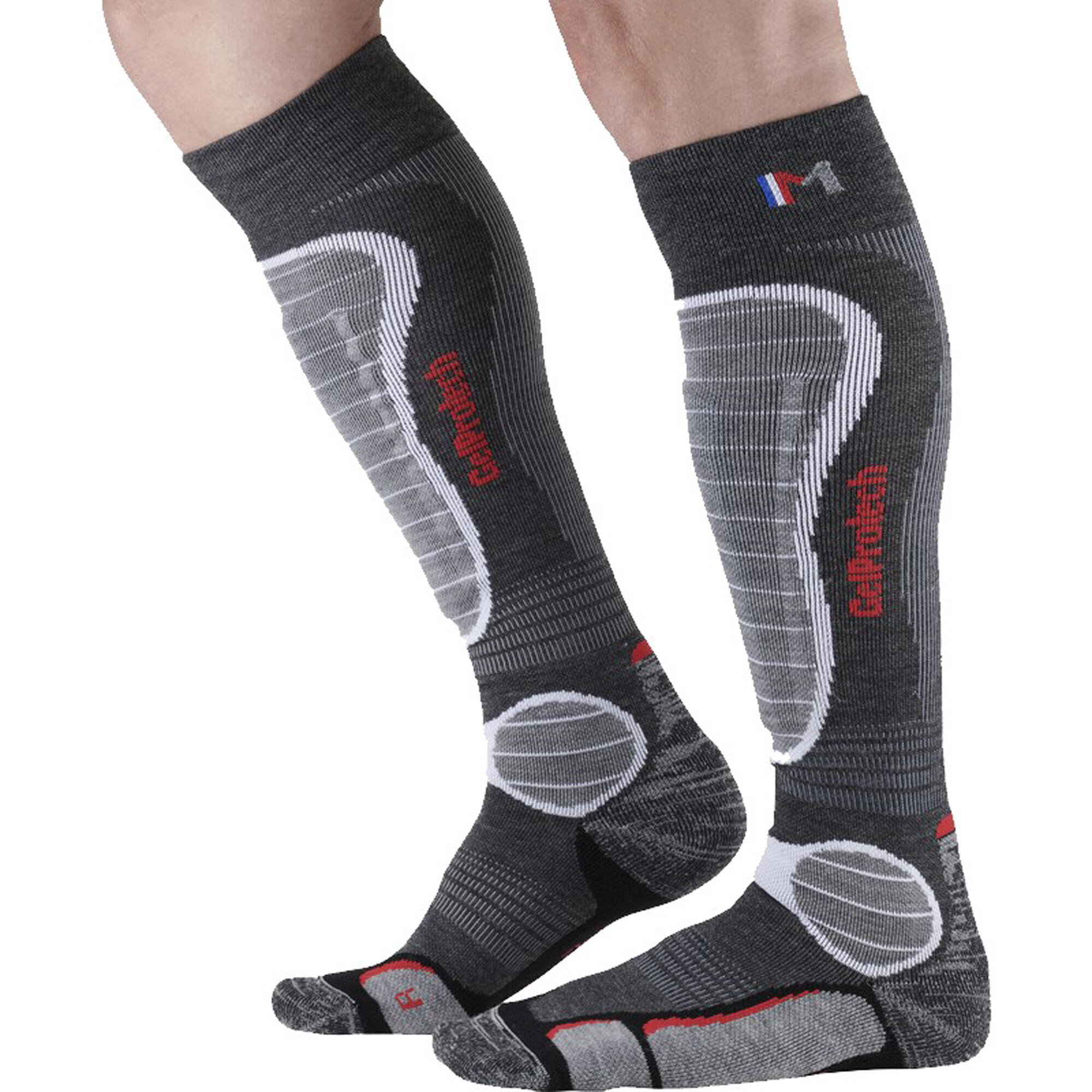 GelProtech wool ski socks with gel insert 3/6