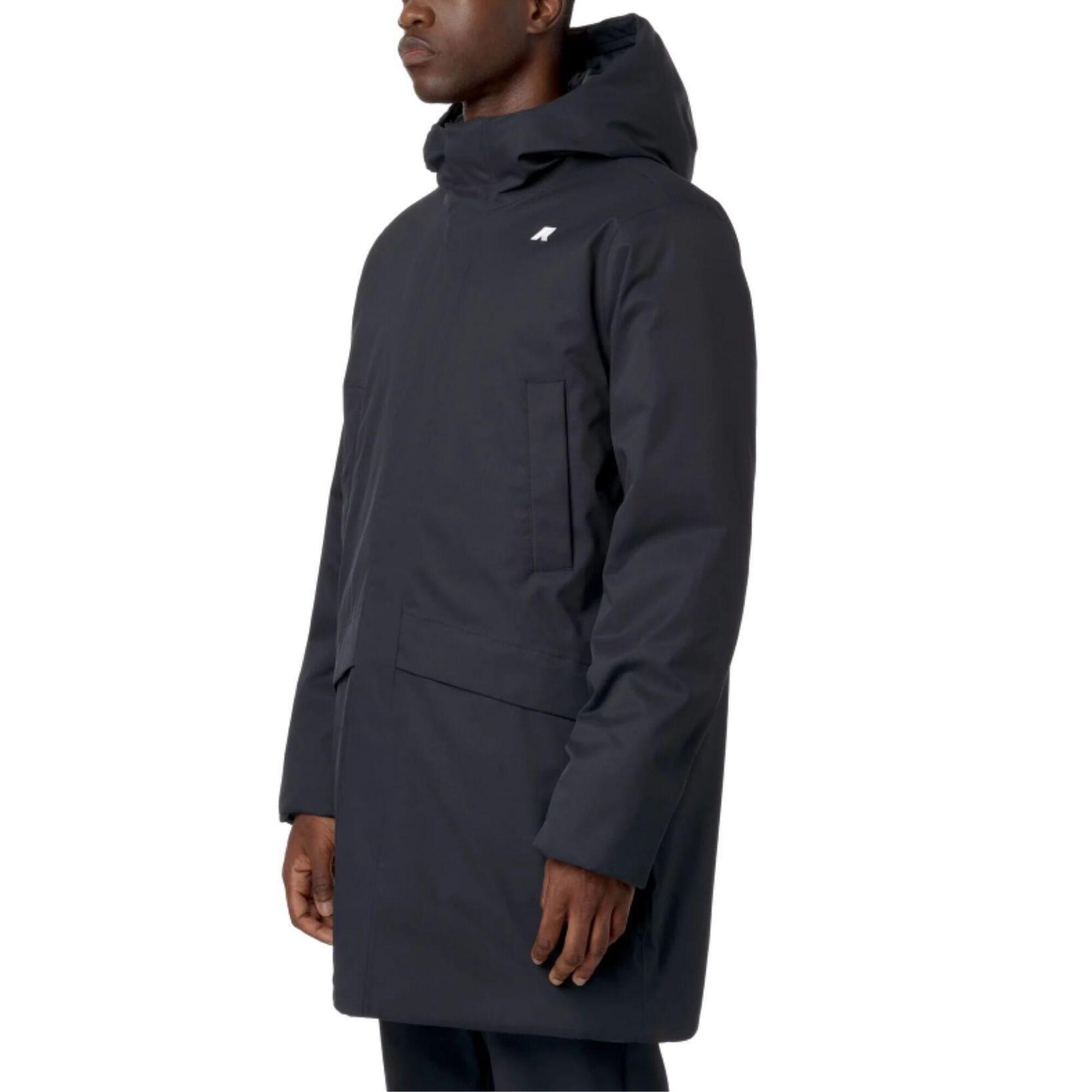 K-way - Giacca Lunga Uomo Jarno Twill Marmotta Impermeabile - Doudoune Synthétique - Bleu - Decathlon