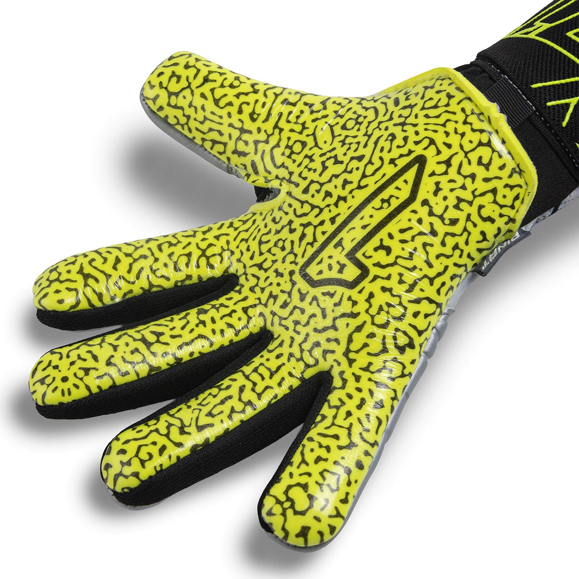 Guanto Da Portiere Adulto Rinat Kratos Sgr  Argento/giallo 3/6