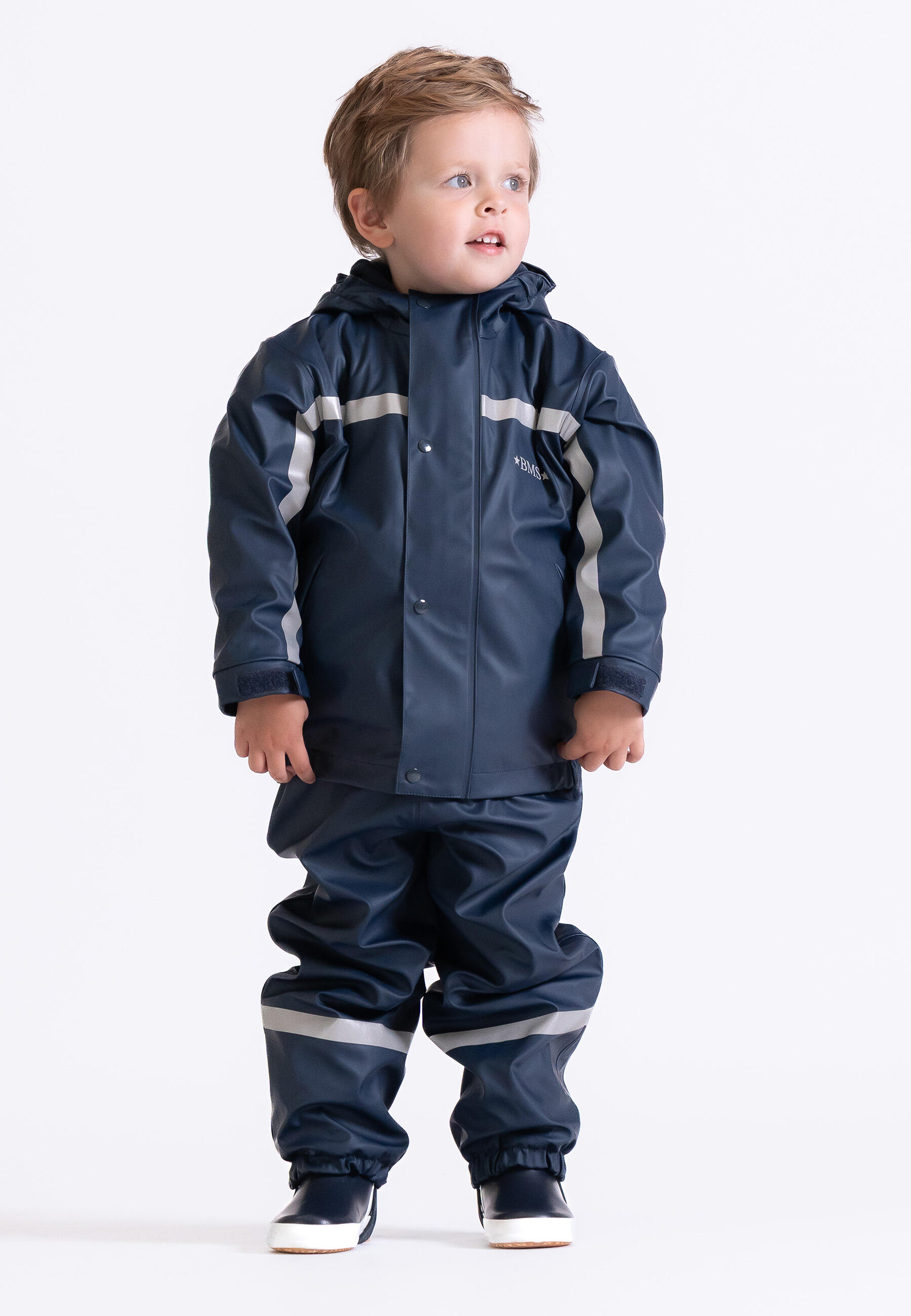 BMS gefütterte Regenjacke für Kinder mit Fleece 4/6