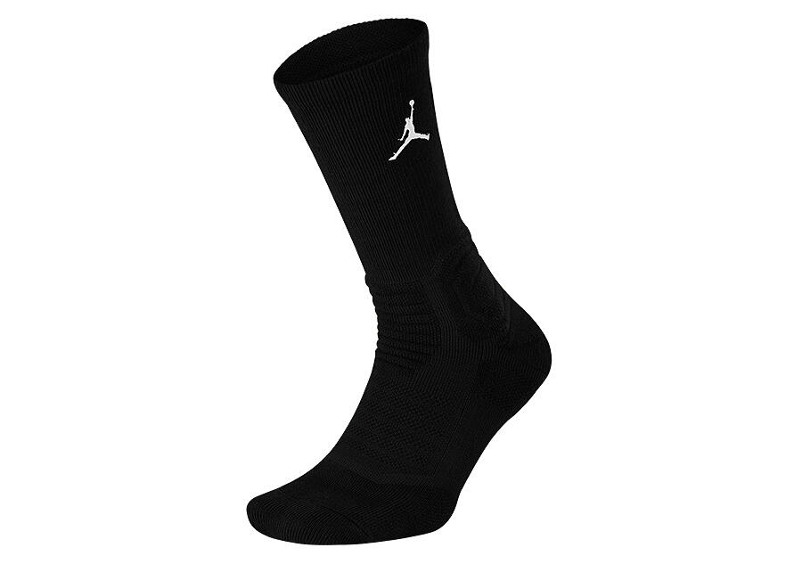 Skarpety męskie nike air jordan ultimate flight crew 2.0 basketball socks black 3/3
