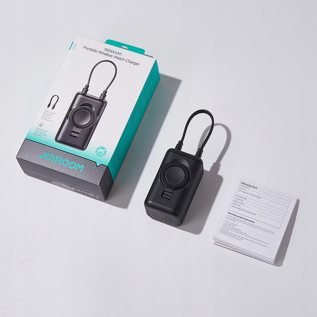 Joyroom powerbank power bank 5000mah do smartwatch usb-c indukcyjny 3w 6/7