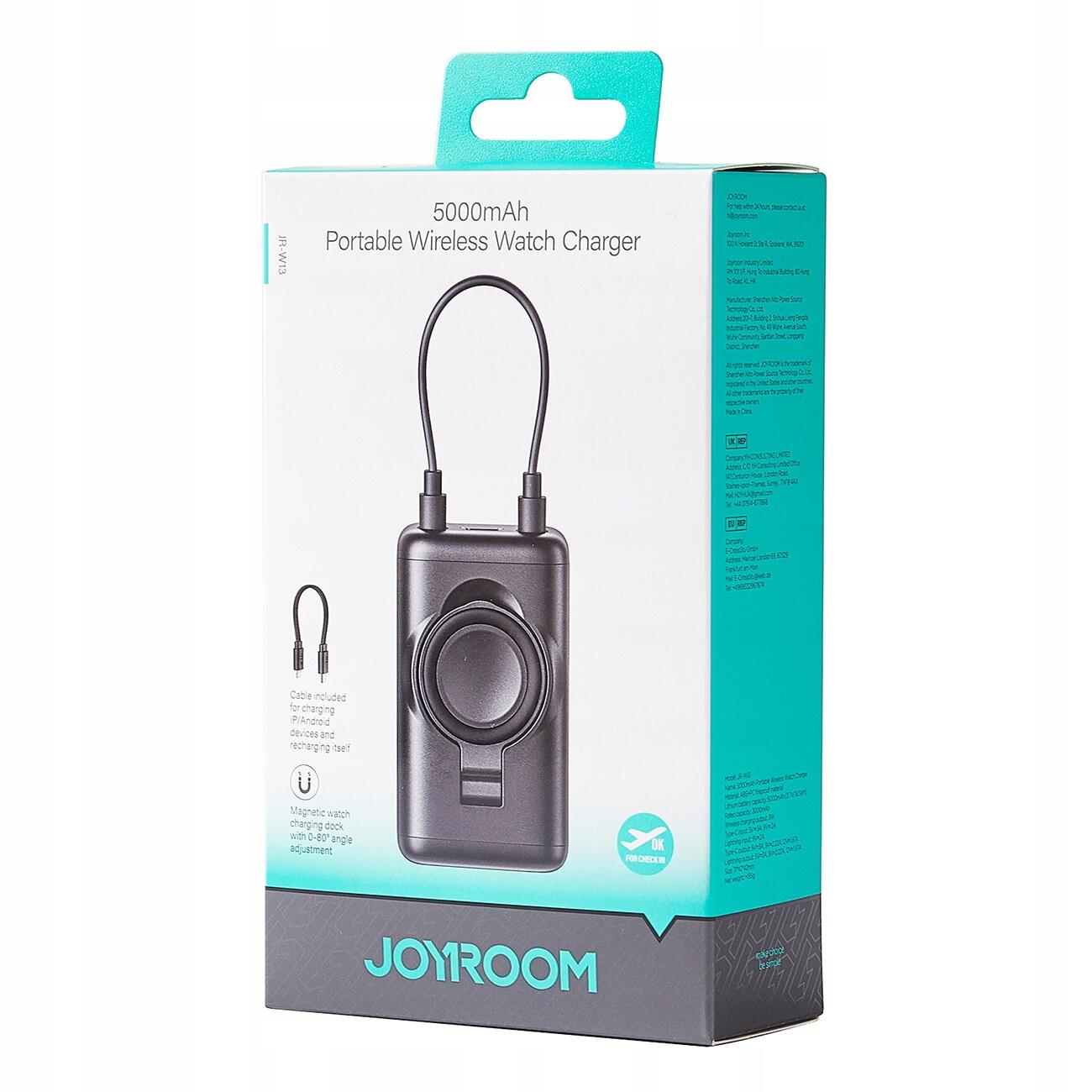 Joyroom powerbank power bank 5000mah do smartwatch usb-c indukcyjny 3w 7/7