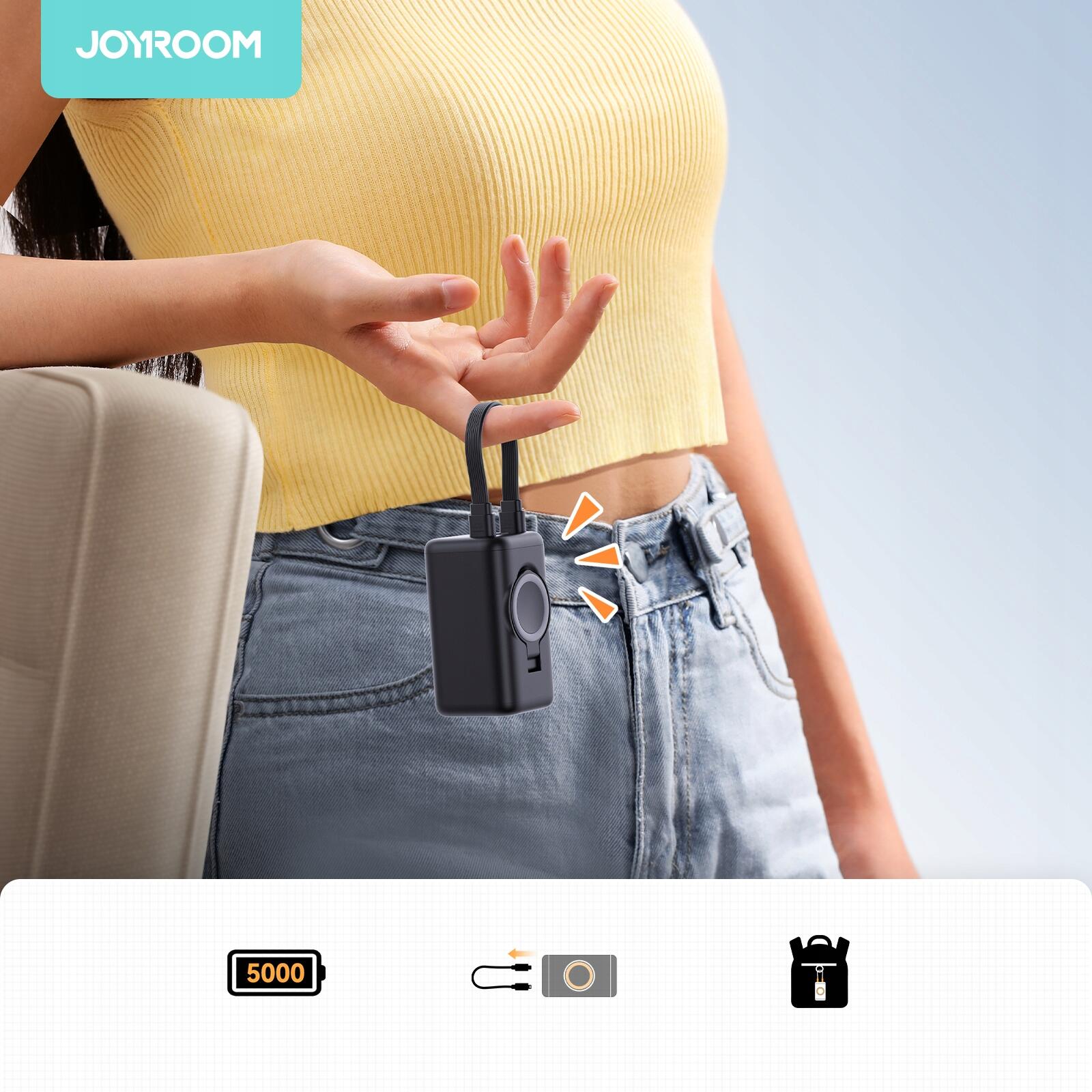 Joyroom powerbank power bank 5000mah do smartwatch usb-c indukcyjny 3w 5/7
