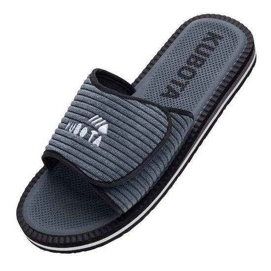 Kubota Cord Claquettes à scratch Homme Chaussures