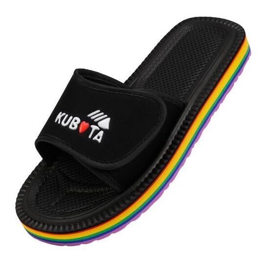 Kubota Pride Badelatschen mit Klettverschluss Herren Badeschlappen