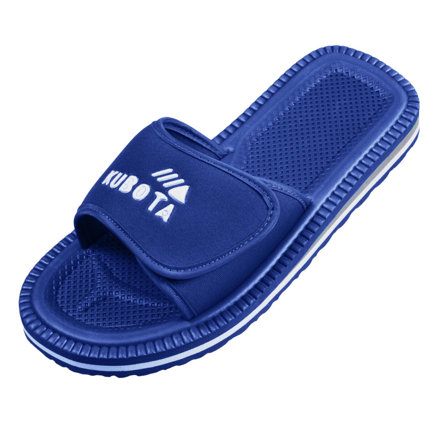 Kubota - Kubota Claquettes À Scratch Homme Chaussures - Tongs - Bleu - Decathlon