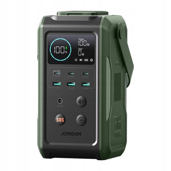 Joyroom powerbank 75000mah stacja ładowania 100w 3xusb-c 3xusb-a z latarką