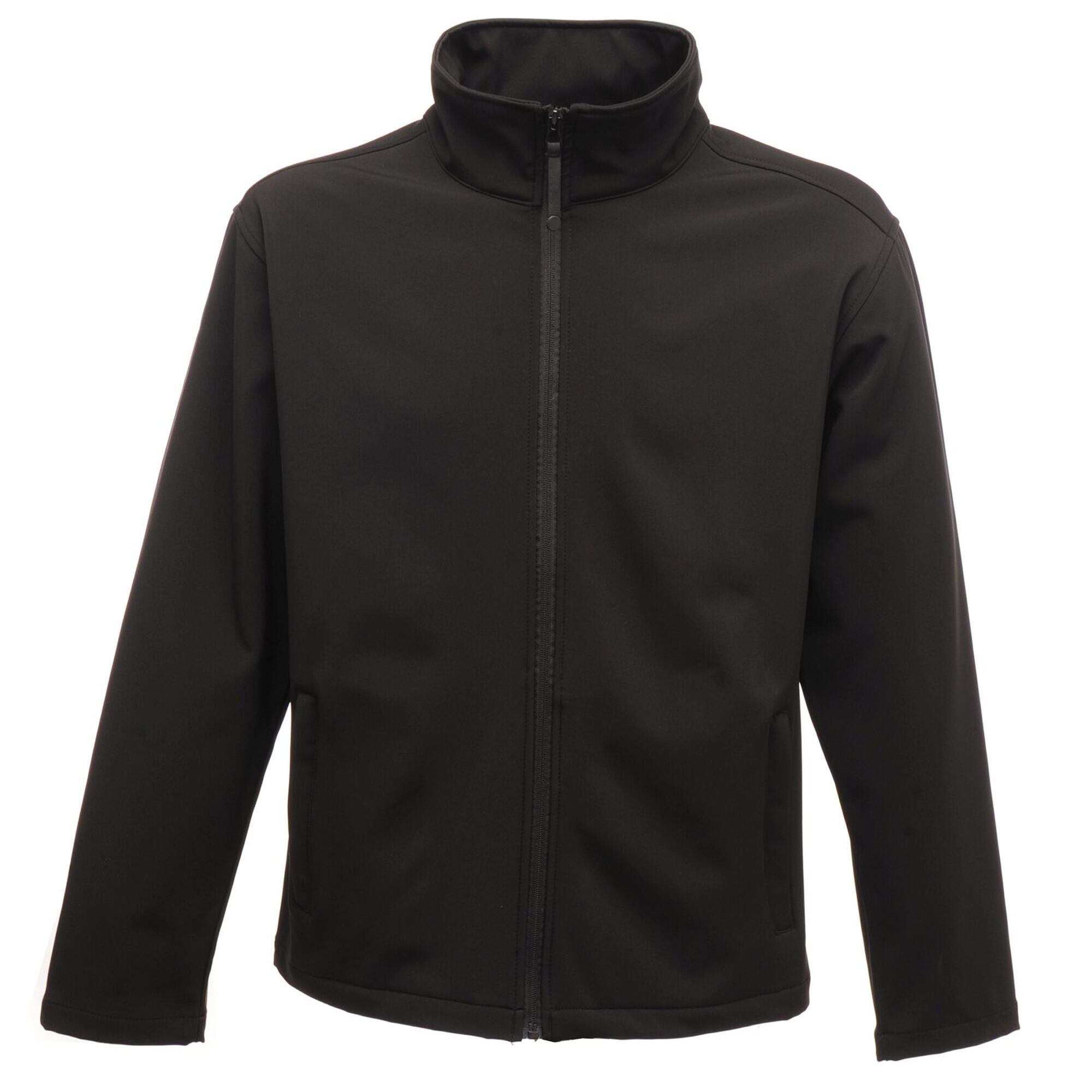 REGATTA Classic Mens Water Repellent Softshell Jacket (Black)