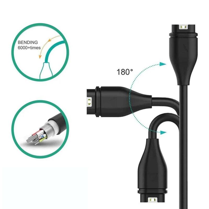 Cablu de încărcare USB-C ranforsat pentru ceasuri Garmin – 1 m