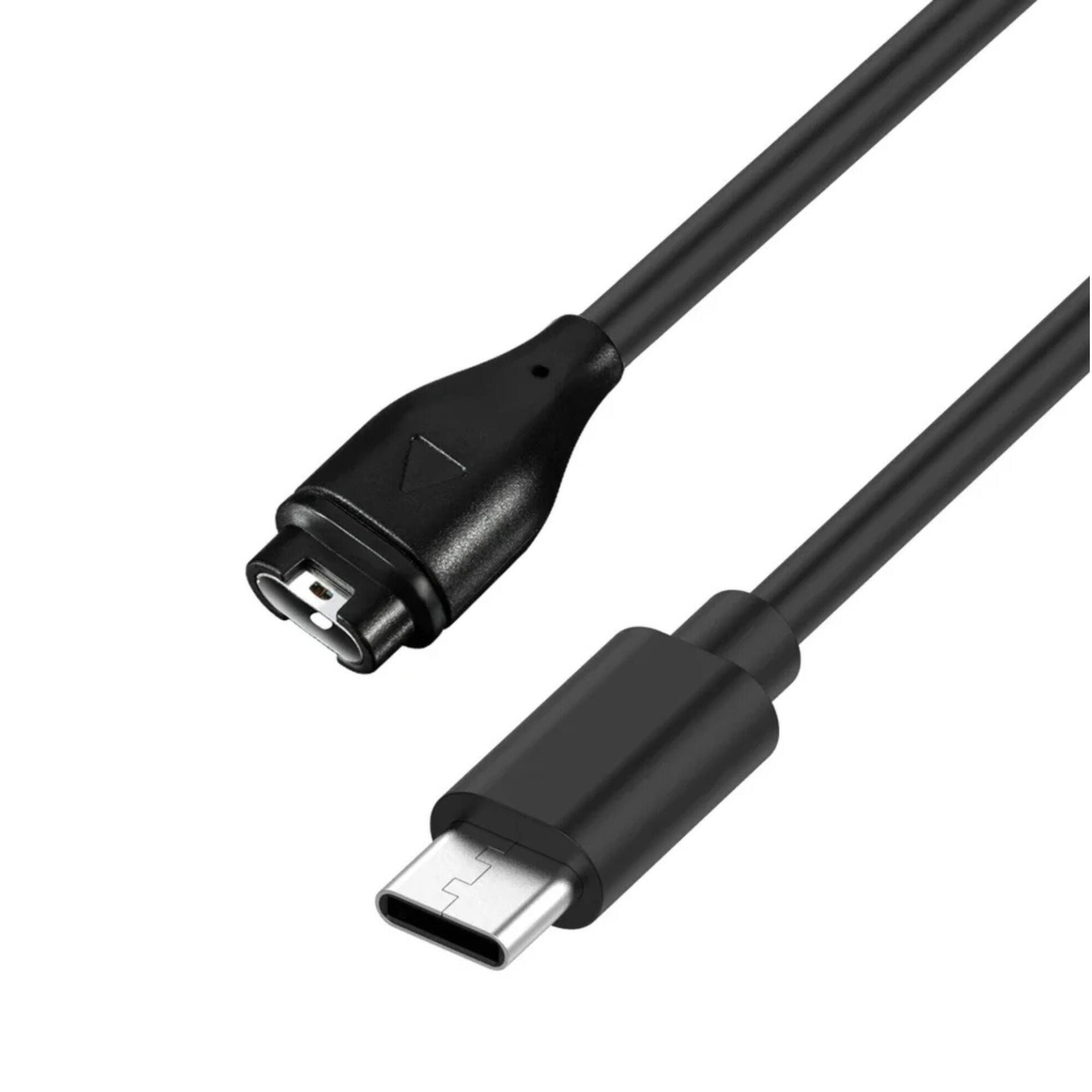 SPORTENZIA Zesílený nabíjecí kabel USB-C pro hodinky Garmin – 1 m