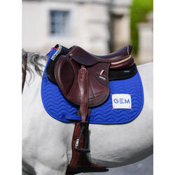 Tapis de selle TOUC TOUC Obstacle Bleu roi - GEM