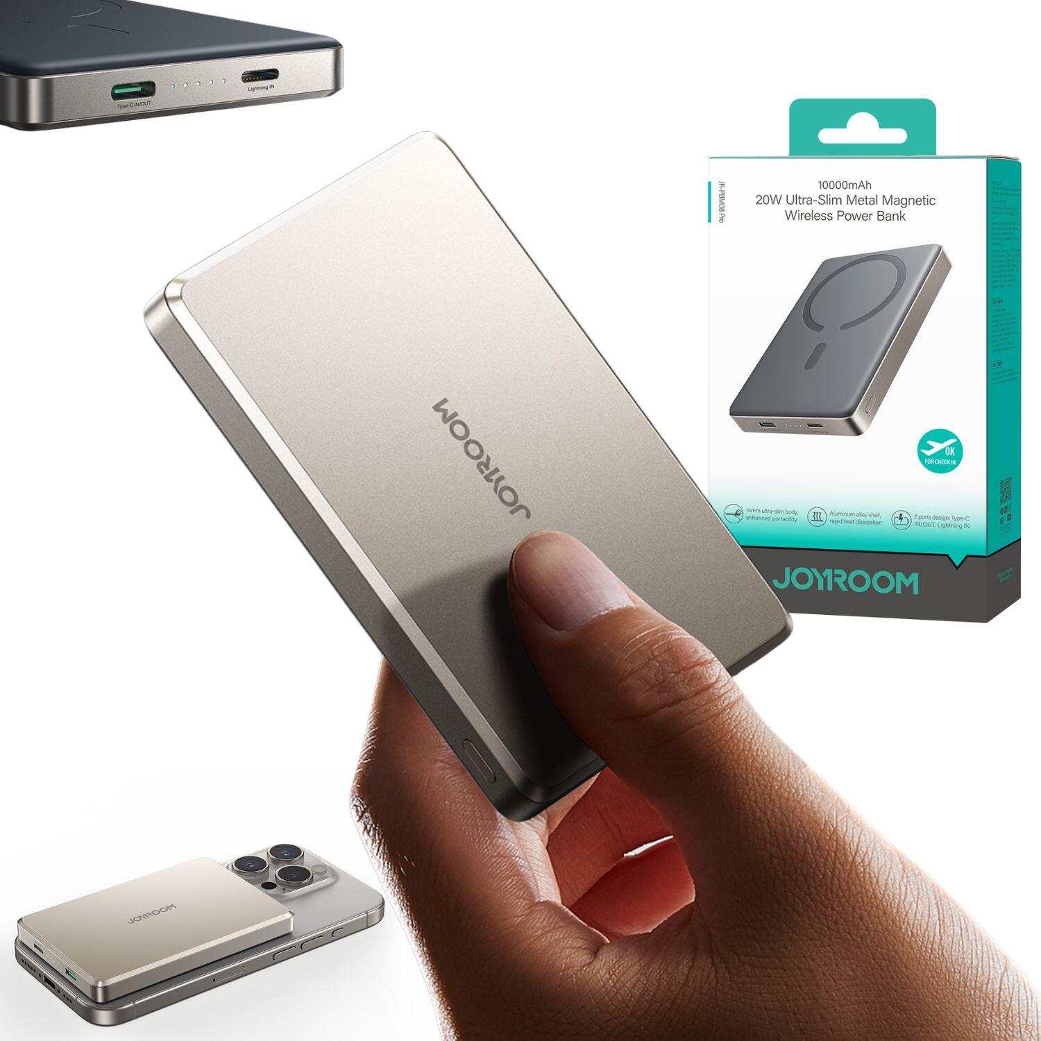 Powerbank Joyroom jr-pbm08 pro 10000mah ultracienki 3/7