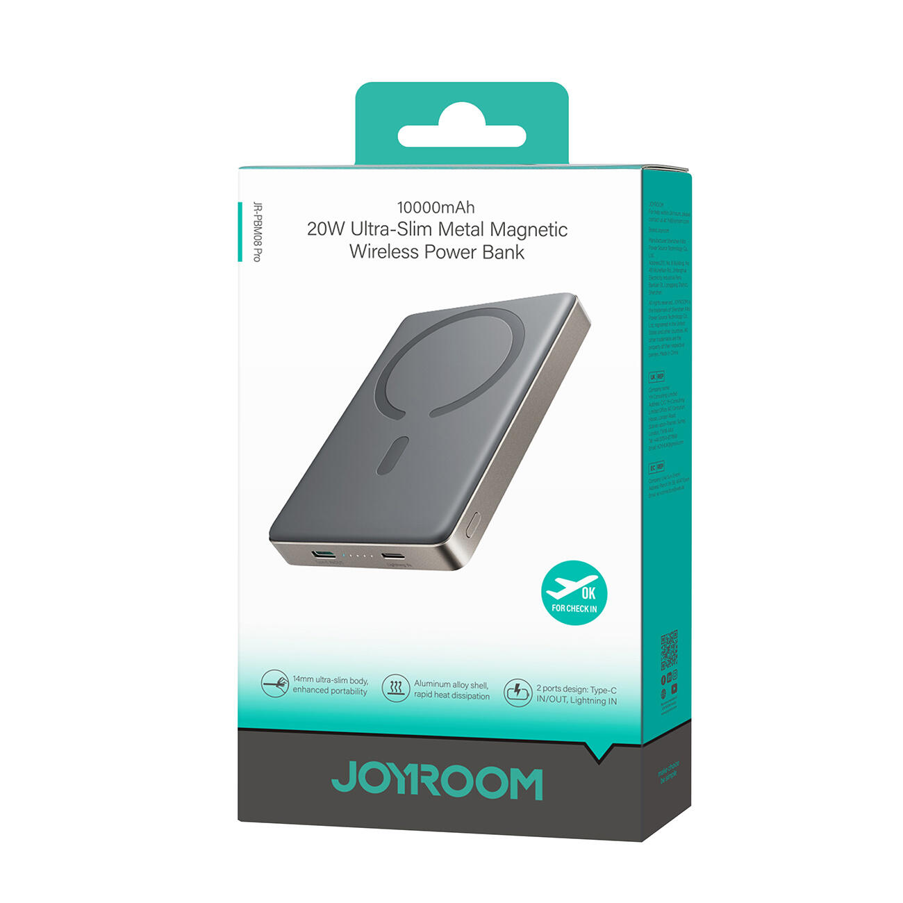 Powerbank Joyroom jr-pbm08 pro 10000mah ultracienki 5/7