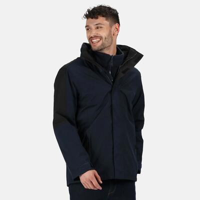 Regatta heren defender iii 3in1 waterdichte en winddichte jas (royal blue/navy)