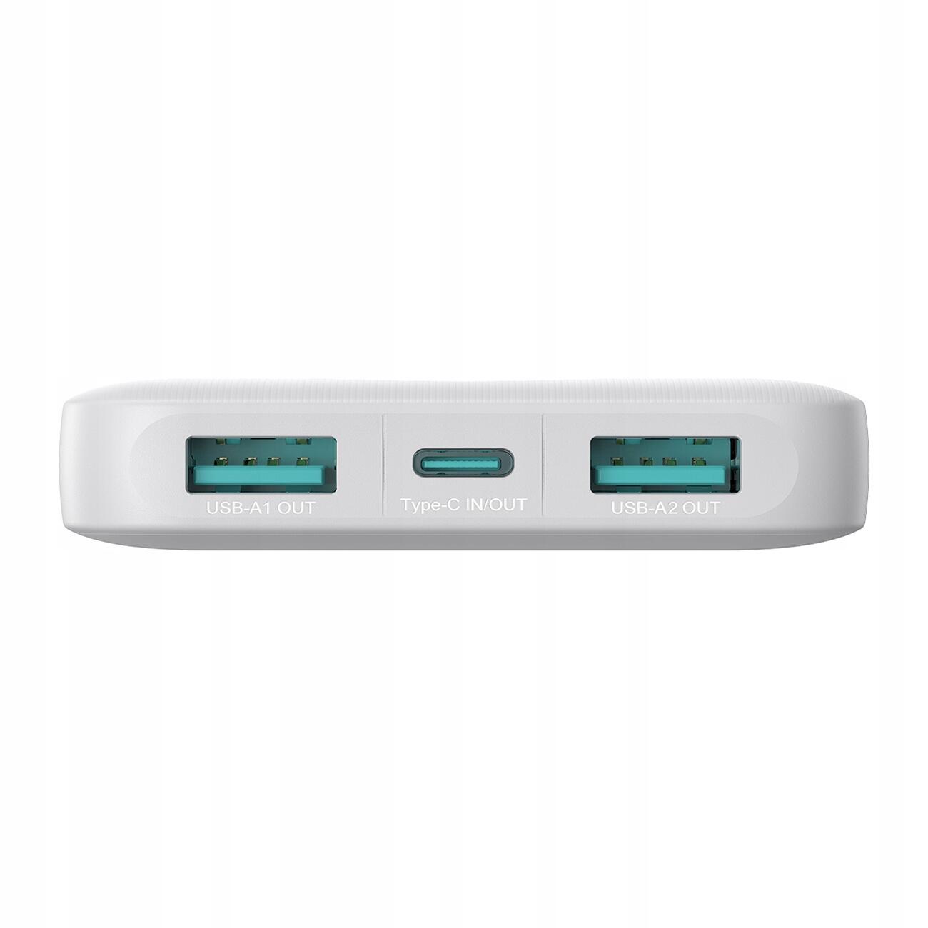 Joyroom Power bank 10000mah 2.4a 2x usb-a 1x usb-c podróżny powerbank 3/7