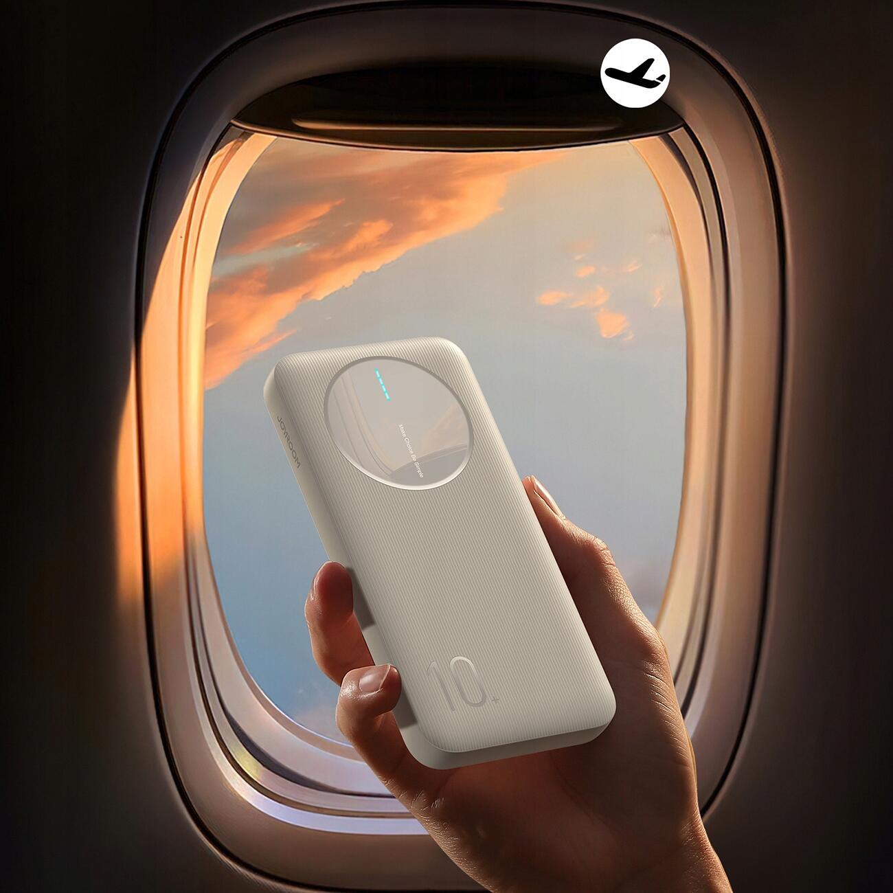 Joyroom Power bank 10000mah 2.4a 2x usb-a 1x usb-c podróżny powerbank 7/7