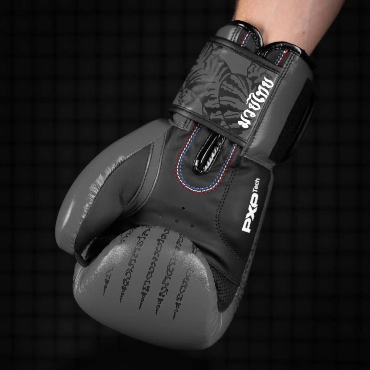 Phantom Gants de Boxe Muay Thaï Gris 16OZ 12/13