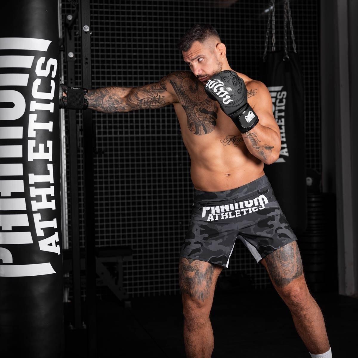 Phantom Gants de Boxe Muay Thaï Gris 16OZ 11/13