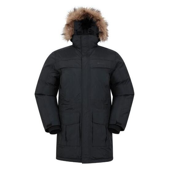 Doudoune en Duvet de Randonnée Homme Imperméable Capuche, Antarctic Extreme