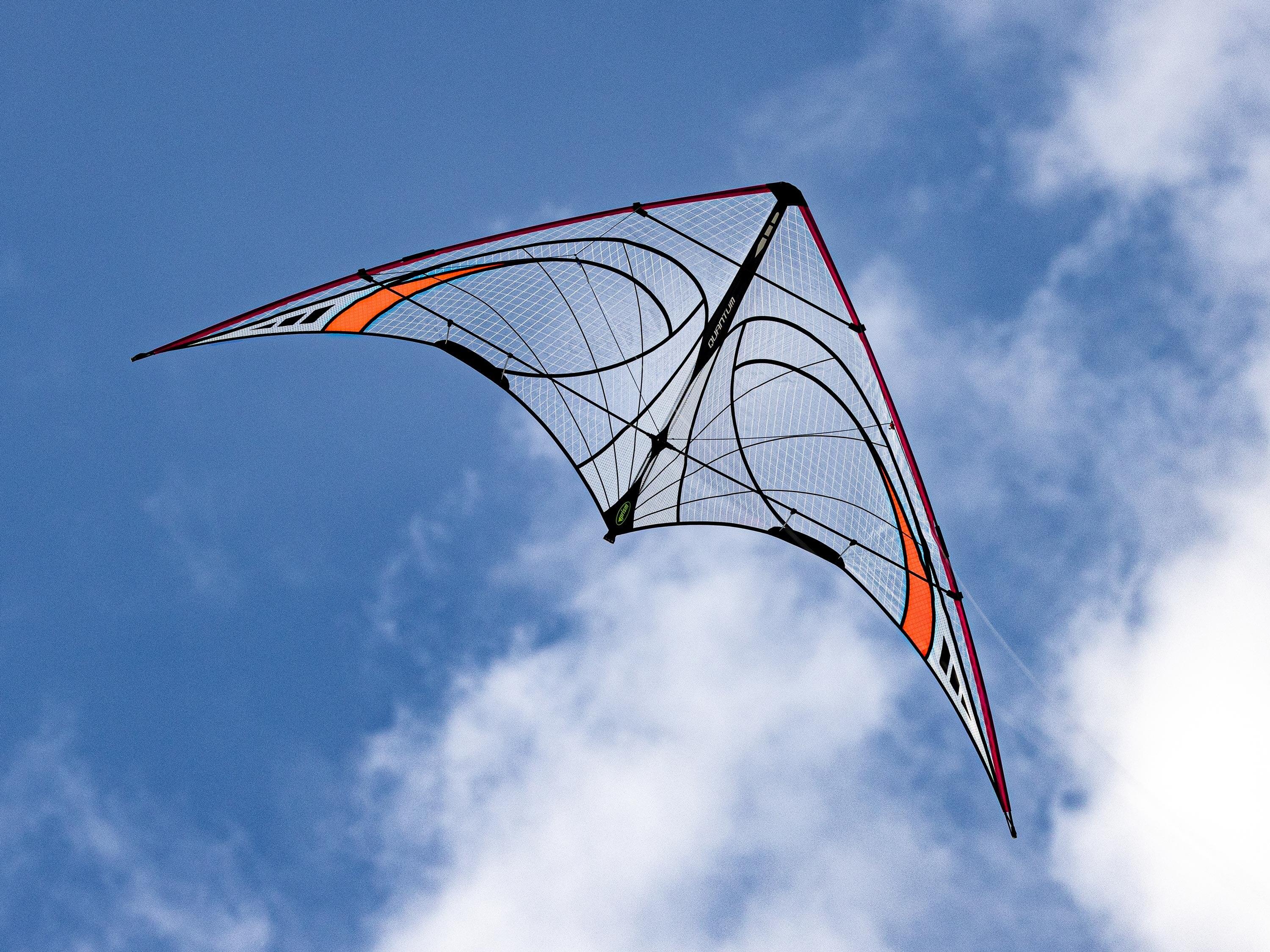 Pipa acrobática Prism Quantum 2.0 Mylar Laranja - Rosa QUAMOP Laranja 221 cm 5/6