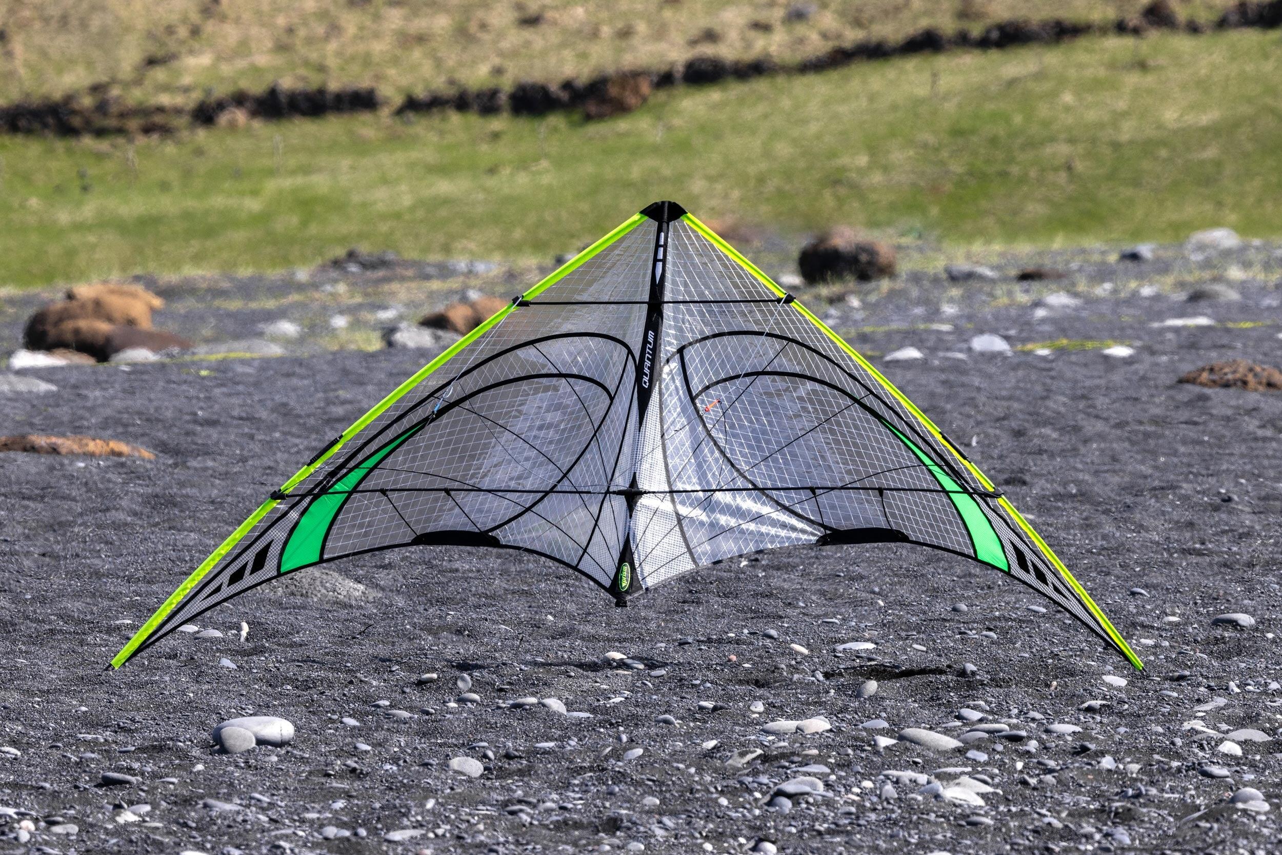 Pipa acrobática Prism Quantum 2.0 Mylar Verde - Amarelo QUAMGY Verde 221 cm 4/6