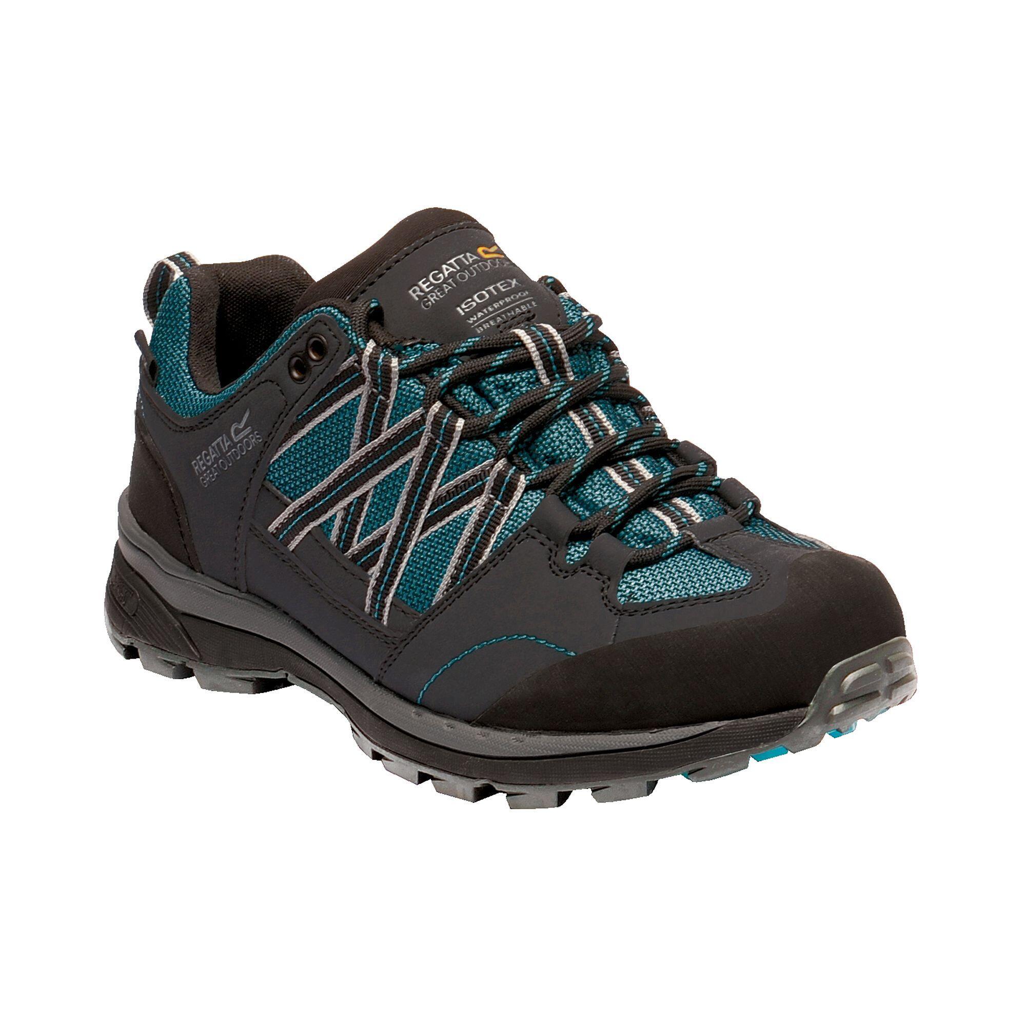 Womens/Ladies Samaris Low II Hiking Boots (Shoreline Blue/Ash) 1/4