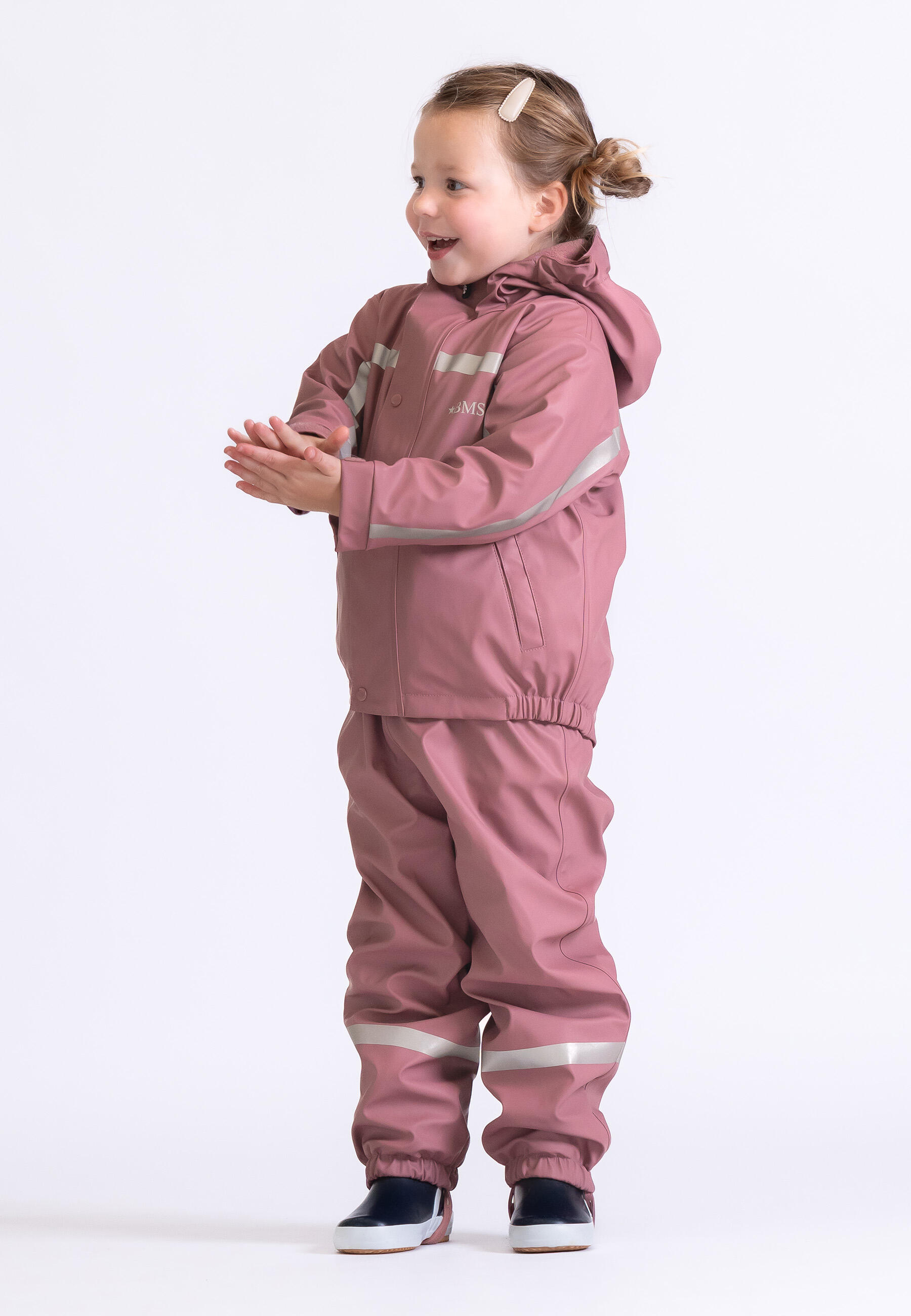 BMS gefütterte Regenjacke für Kinder mit Fleece 4/6