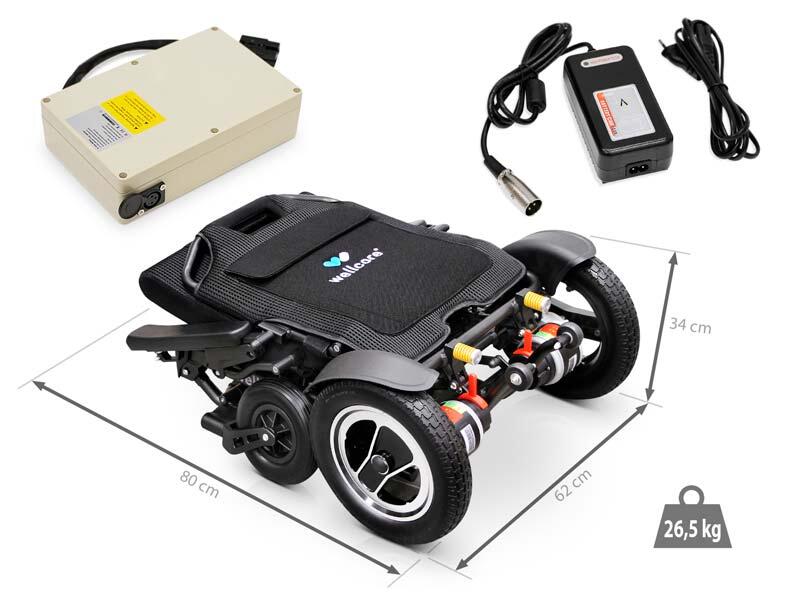 Silla de ruedas eléctrica Wellcore 3/5