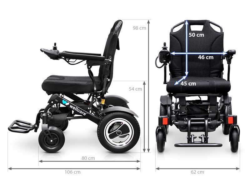Silla de ruedas eléctrica Wellcore 2/5