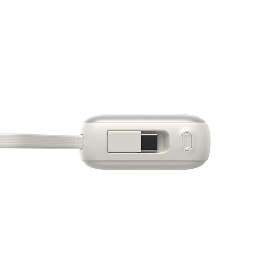 Powerbank joyroom 10000mah 22.5w z wbudowanymi kablami usb-c i lightning