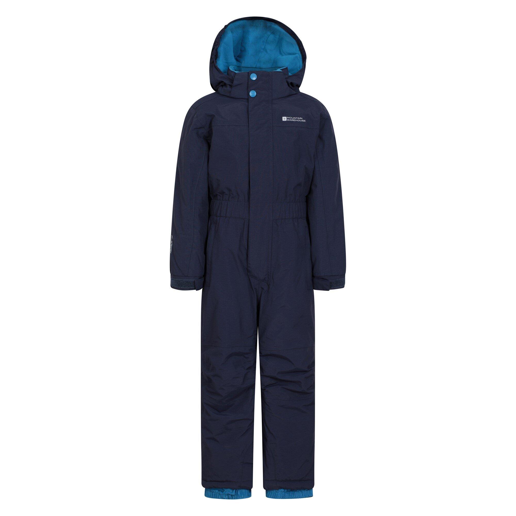 Mountain Warehouse - Mountain Warehouse Combinaison De Neige Enfant Cloud - Imperméable Et Chaude - Combinaison De Ski - Bleu - 4 À 6 Ans - Decathlon
