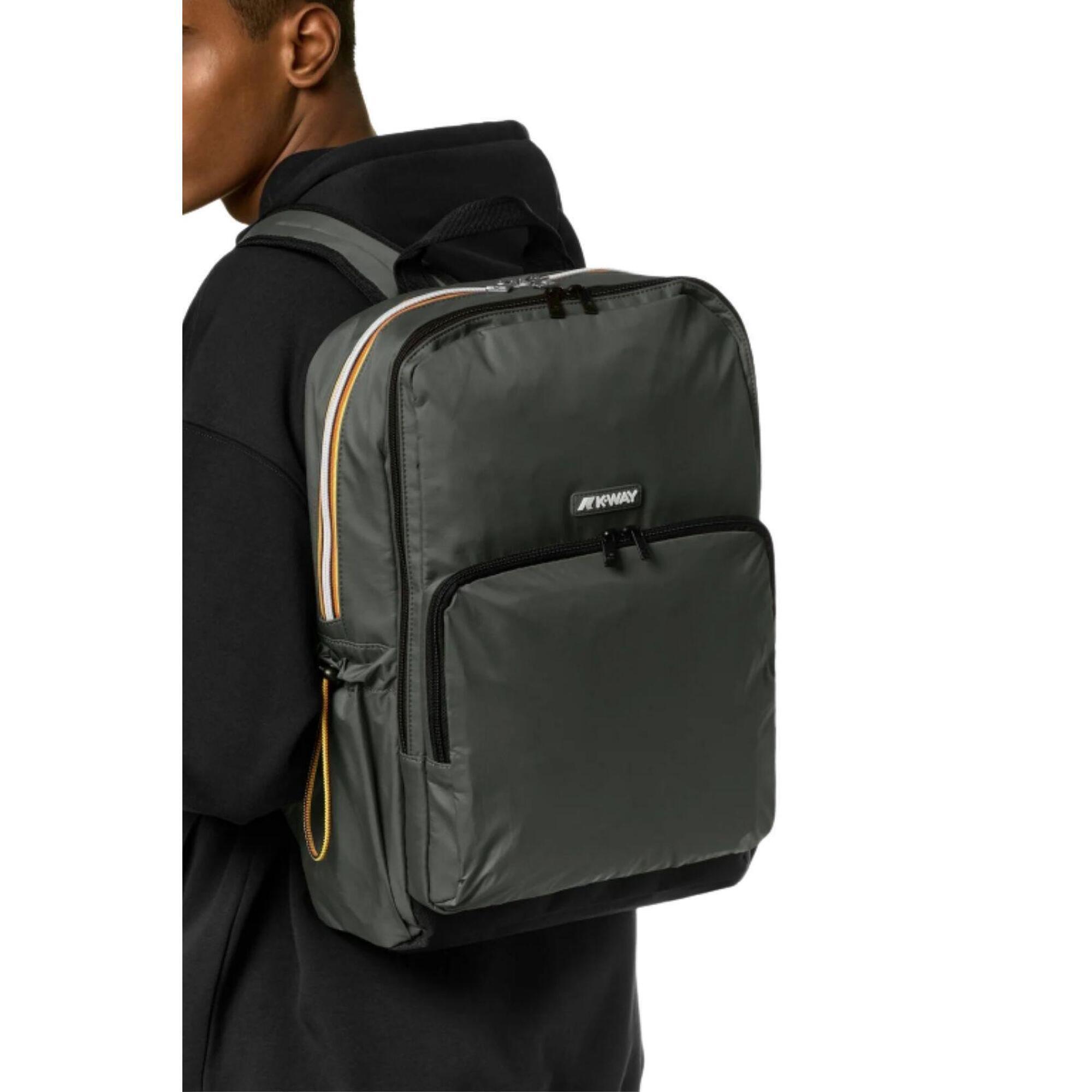 K-way - Zaino Unisex Gizy - Sac À Dos - Marron|vert - Taille Unique - Decathlon